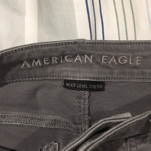 Gray American Eagle Hi-Rise Jegging - Picture 4 of 6